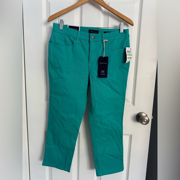 Charter Club Turquoise Bristol Capris - Picture 2 of 8